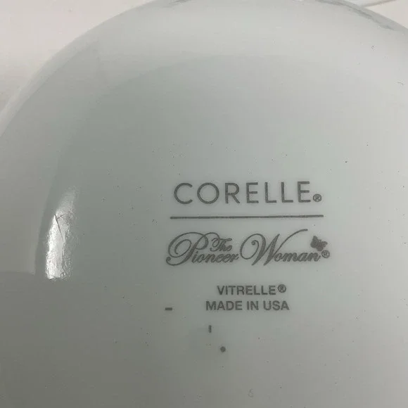 Pioneer Woman Corelle Evie Blue Soup Cereal Bowls Set Of 4 White Floral Lot 2 - Picture 14 of 14